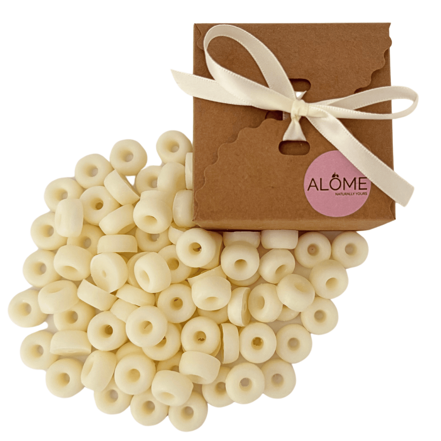 Mini donuts waxmelts met cadeaudoosje.
