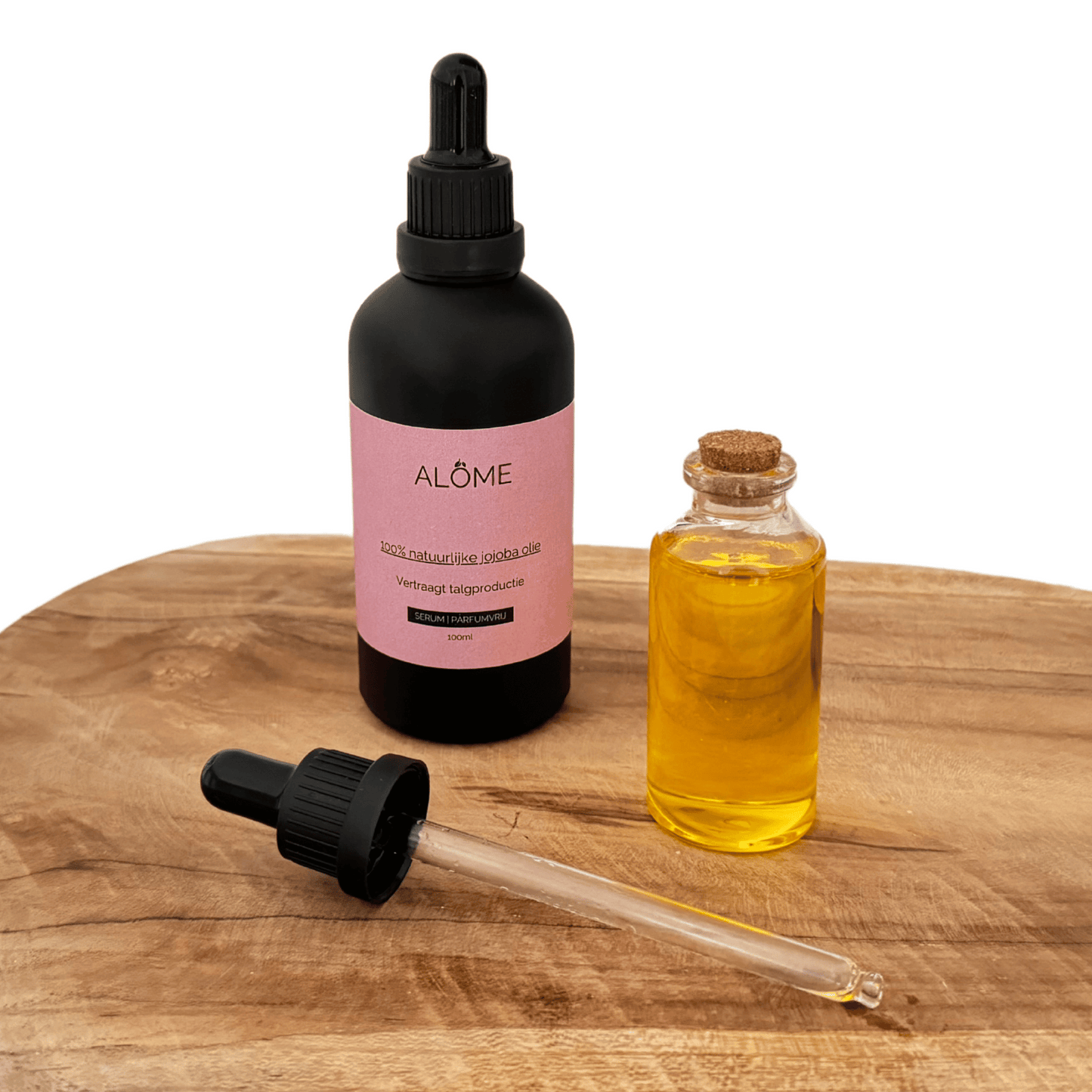 Pure jojoba olie in pipetfles