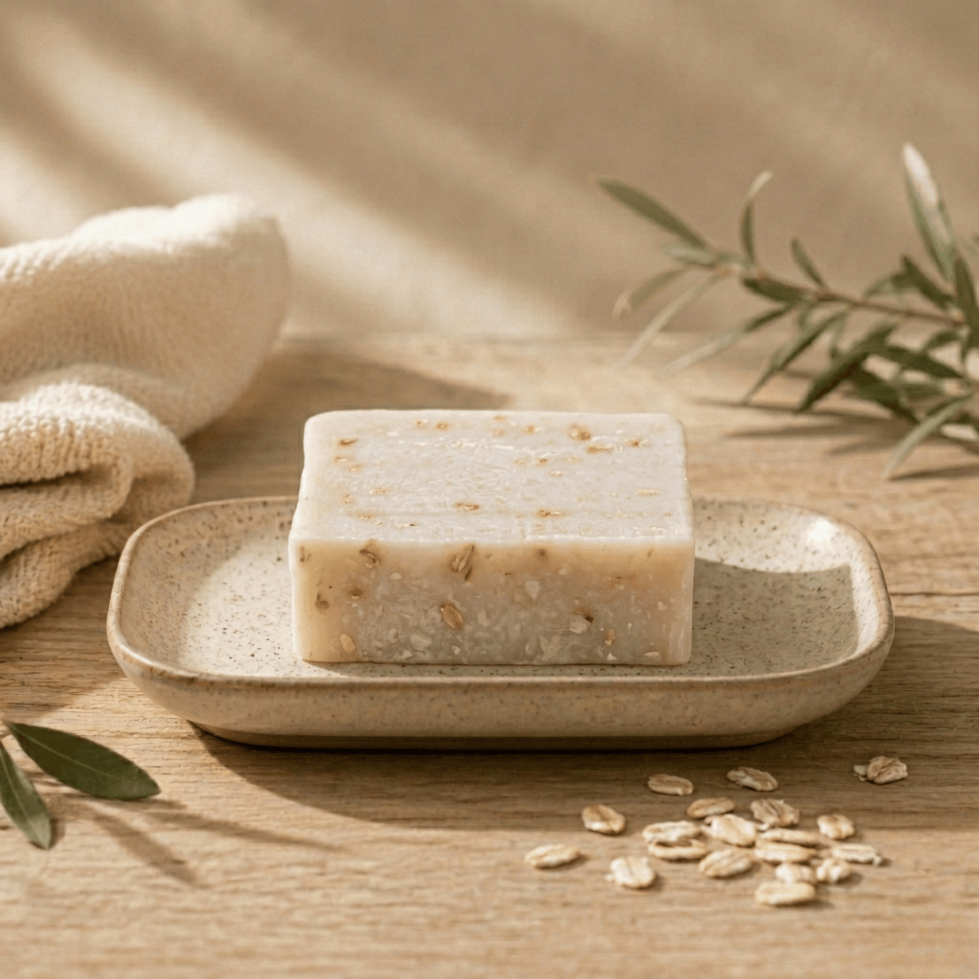 Aloë vera scrubzeep met natuurlijke exfoliatie voor een zachte en gladde huid