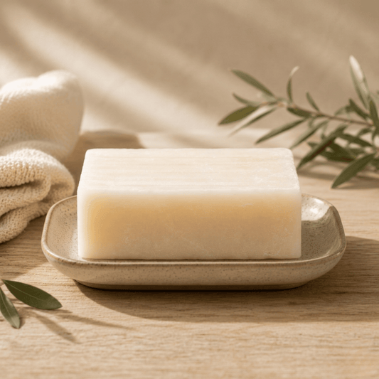 Handgemaakte shea butter zeep voor droge en gevoelige huid
