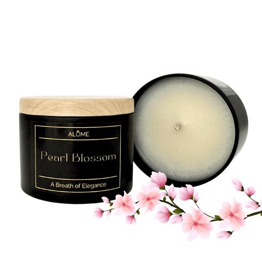 Geurkaars pearl blossom met bloesem
