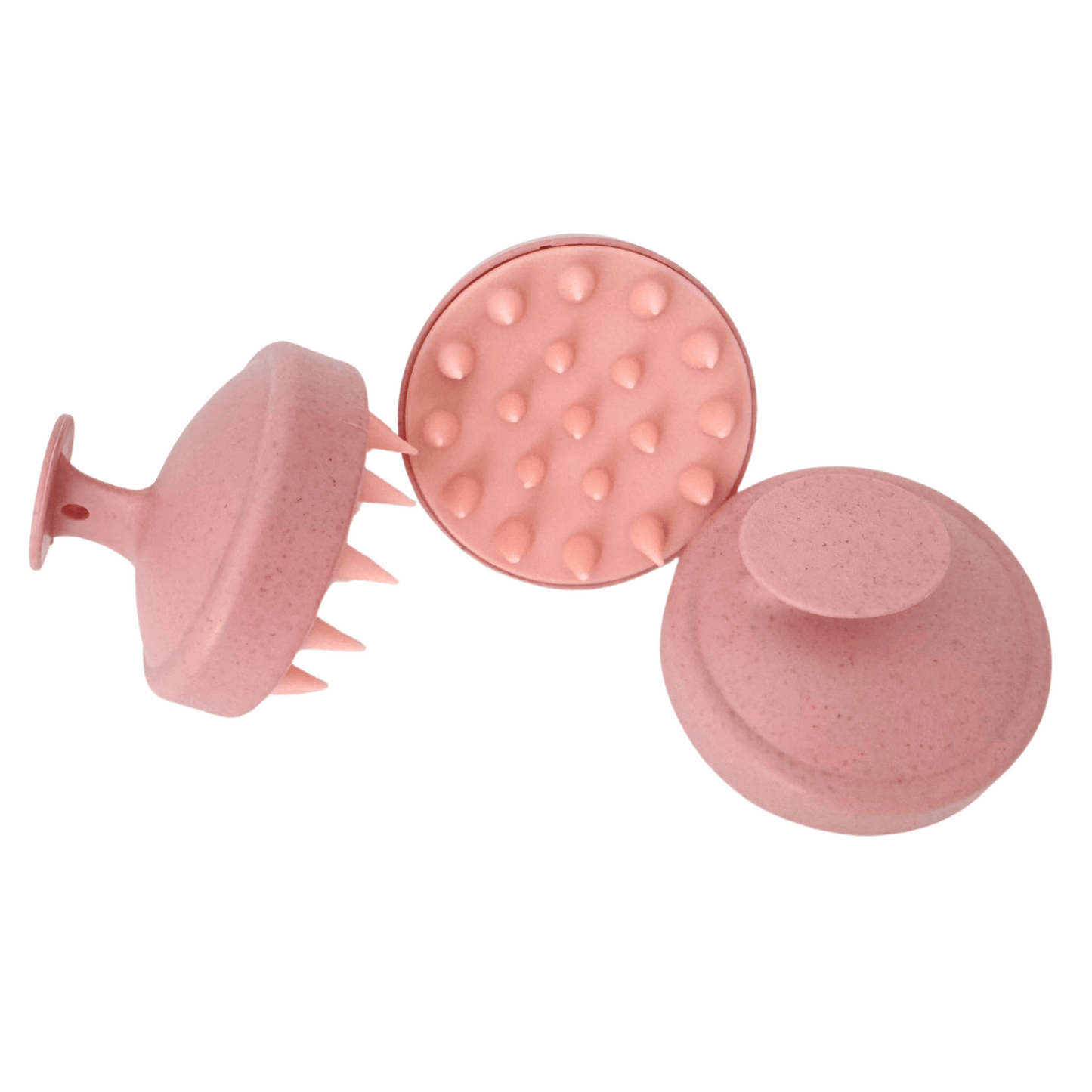 Scalp massage brush pink