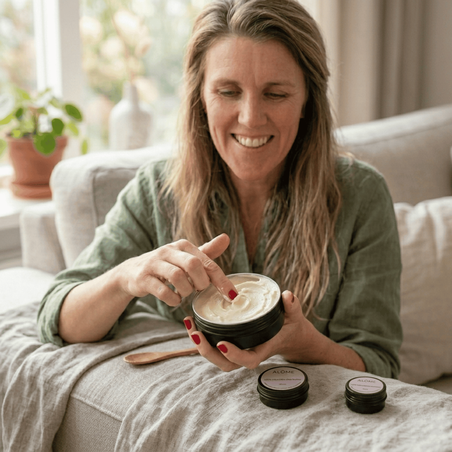 Shea butter verzorgingsproduct voor zachte en gehydrateerde huid