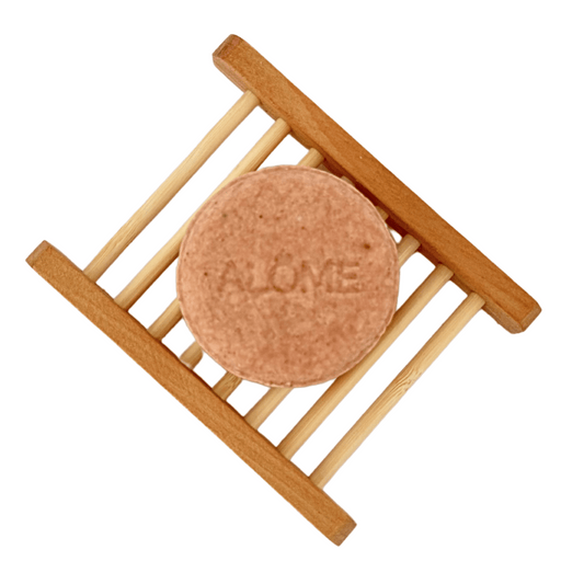 Houten zeeprekje met shampoo bar