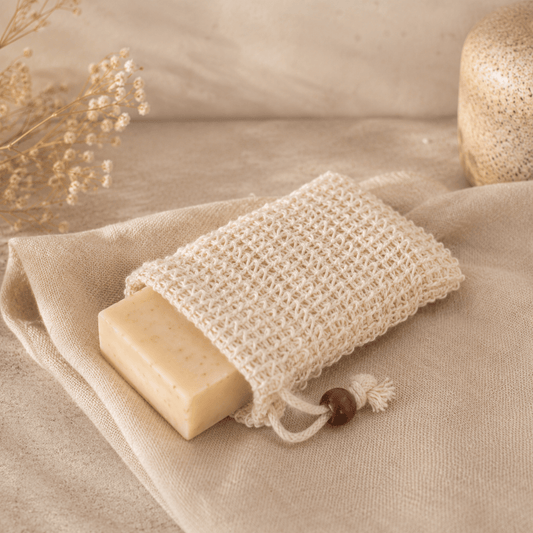 Duurzaam zeepzakje voor zeepbars en shampoo bars