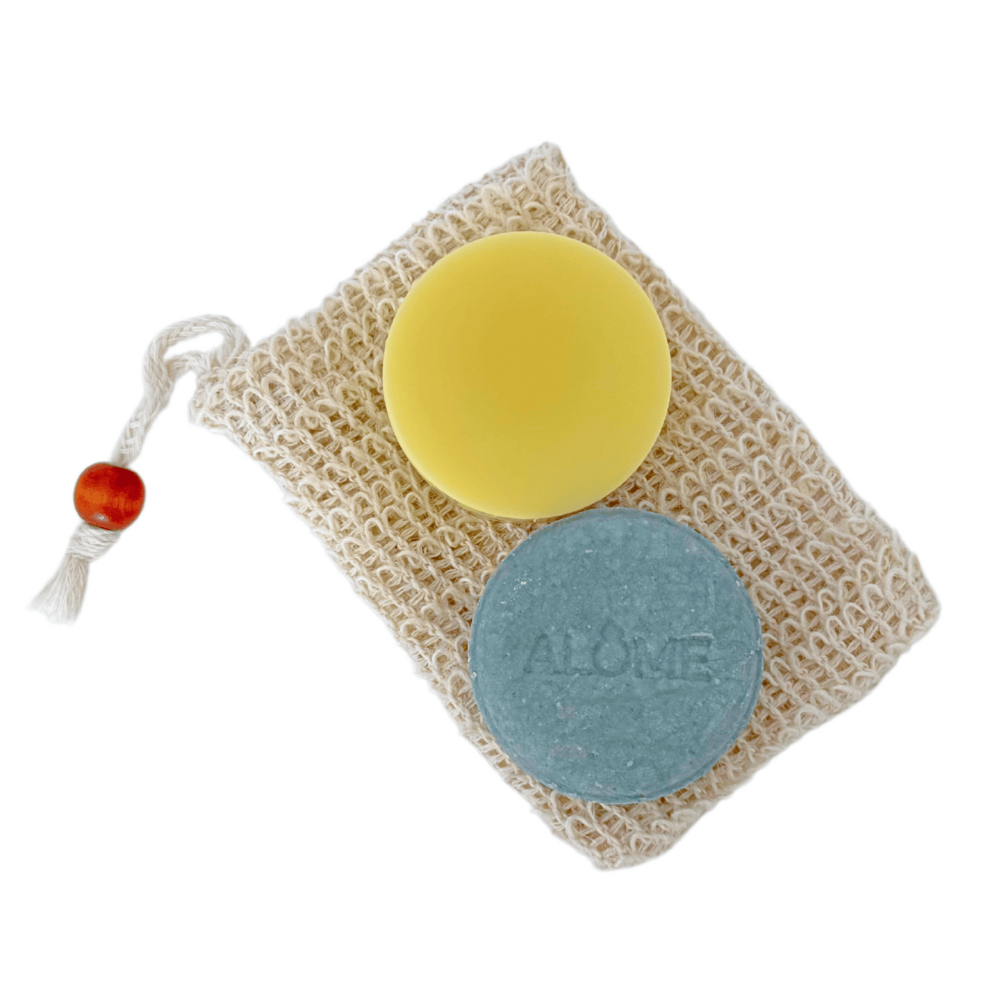 Zeepzakje met vet haar droge punten shampoo bar en conditioner