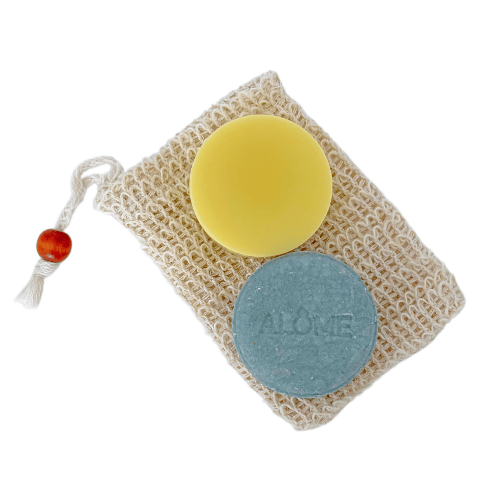 Zeepzakje met vet haar droge punten shampoo bar en conditioner